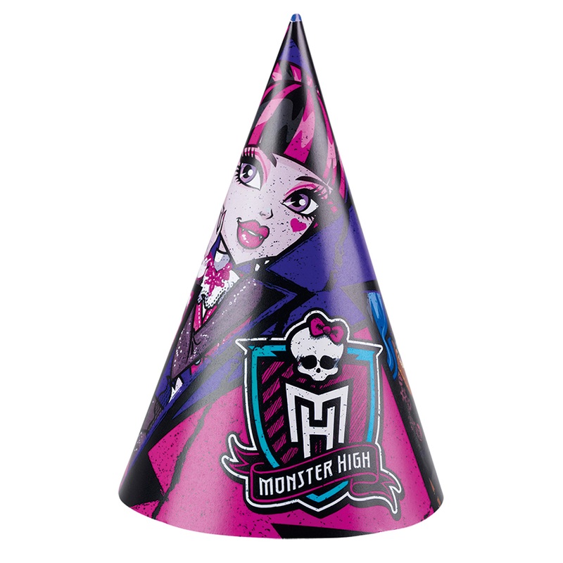 Monster High 2 party hat Girls Night Out set of 6