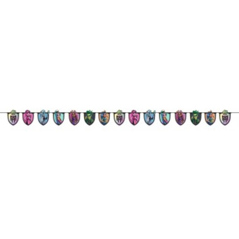Monster High pennant chain 3.3m x 17.5cm