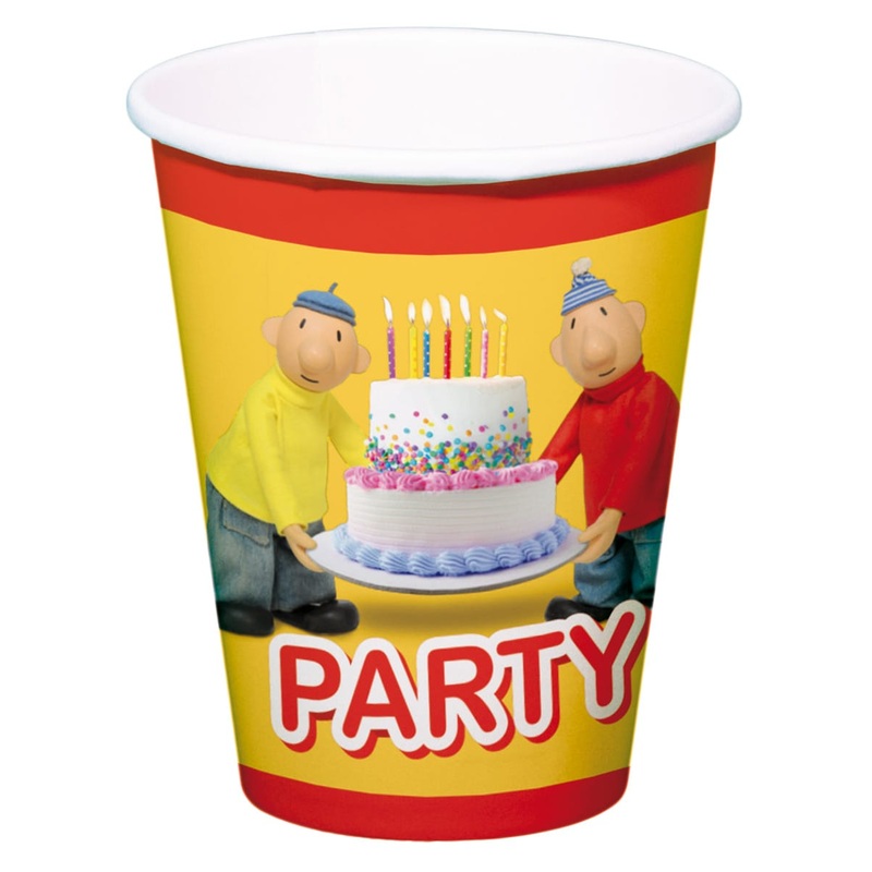 Pat and Mat paper cups 8 pcs