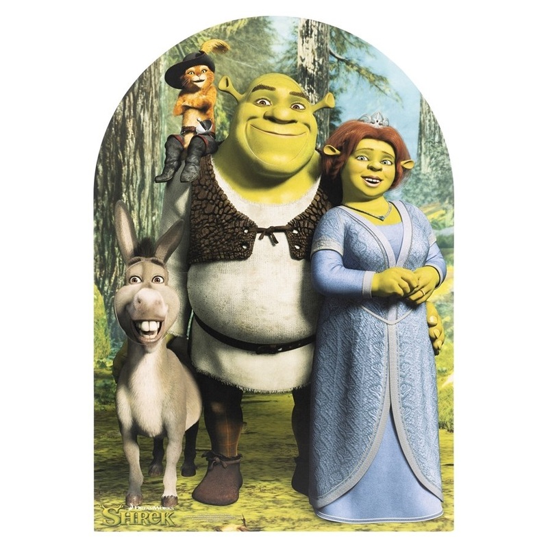 Shrek and Friends cardboard cutout 1.34m