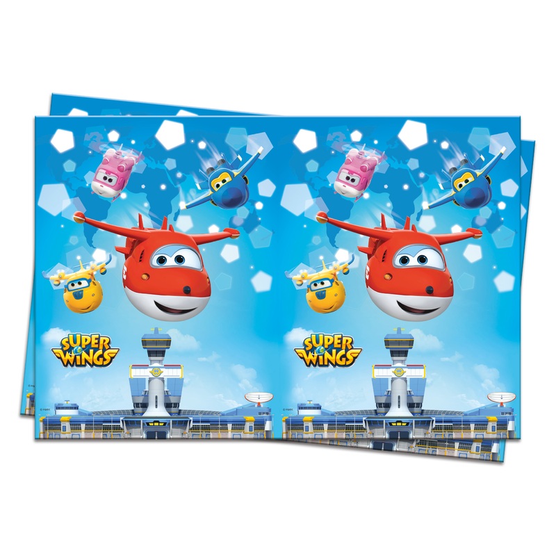 Super Wings Heroes Of The Sky Tablecloth 120 x 180cm