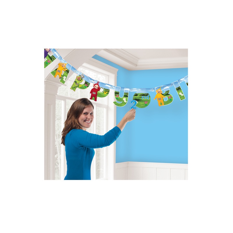 Teletubbie Fun Happy Birthday chain 180x15cm
