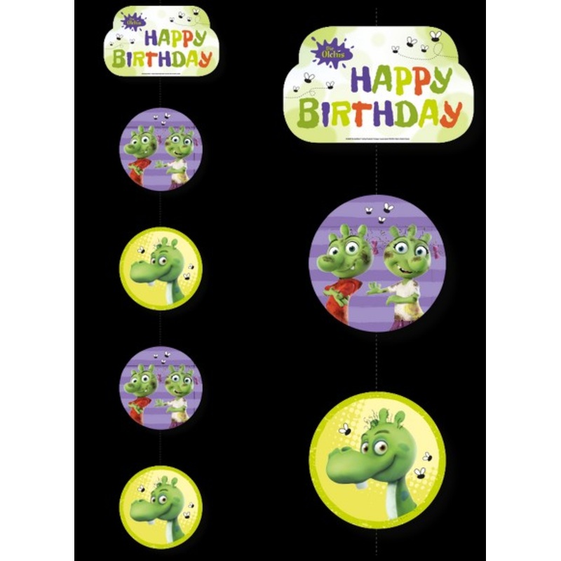 The Olchis Happy Birthday ceiling hanger