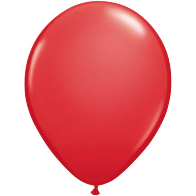 10 red balloons 30cm