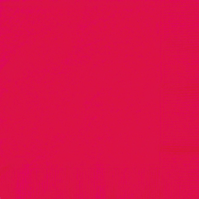20 napkins Vera red 33cm