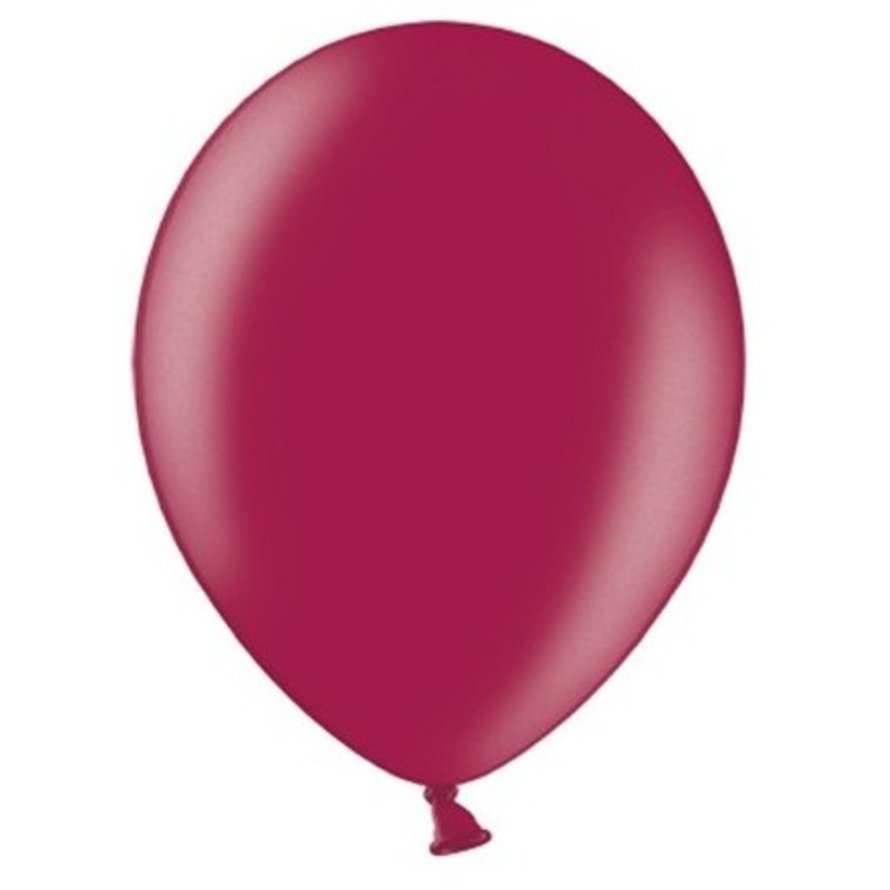 20 party star metallic balloons blackberry 23cm