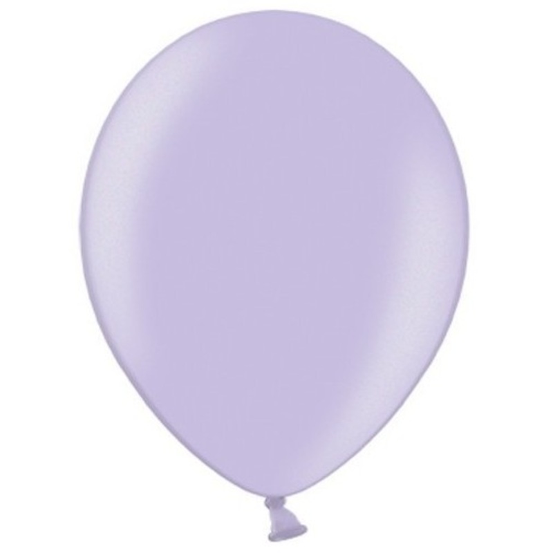 20 party star metallic balloons lavender 30cm