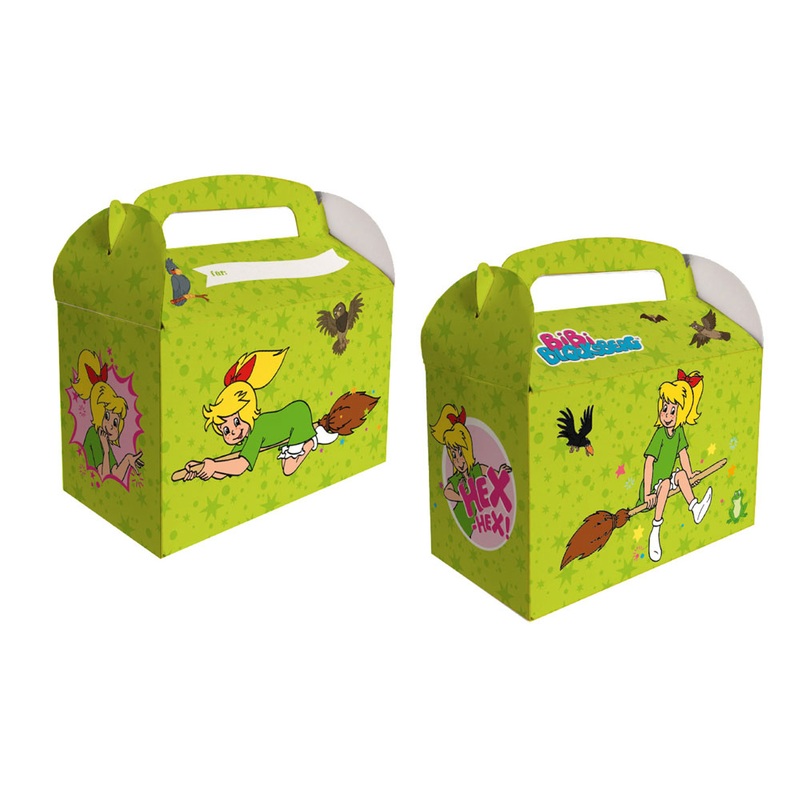 6 Bibi Blocksberg gift boxes with name field