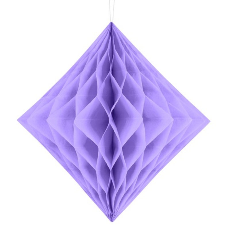 Diamond honeycomb ball lavender 30cm