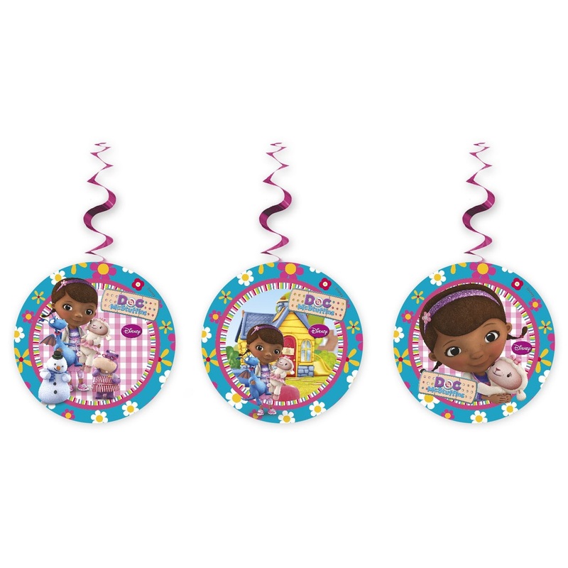 Doc McStuffins love for animals swirl hanging decoration 70cm