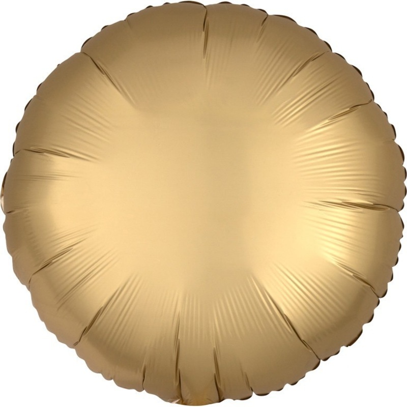 Foil balloon Luxe gold satin look