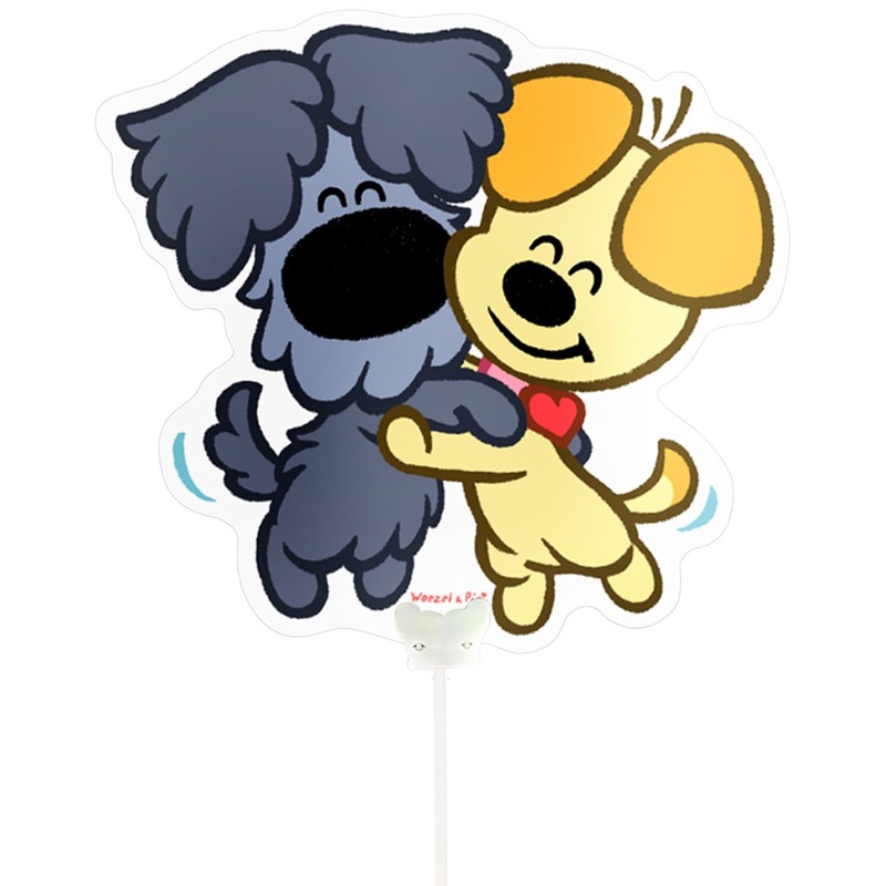 Foil balloon Wusel and Pip