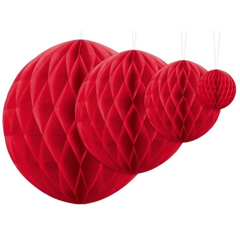 Honeycomb ball Lumina red 20cm