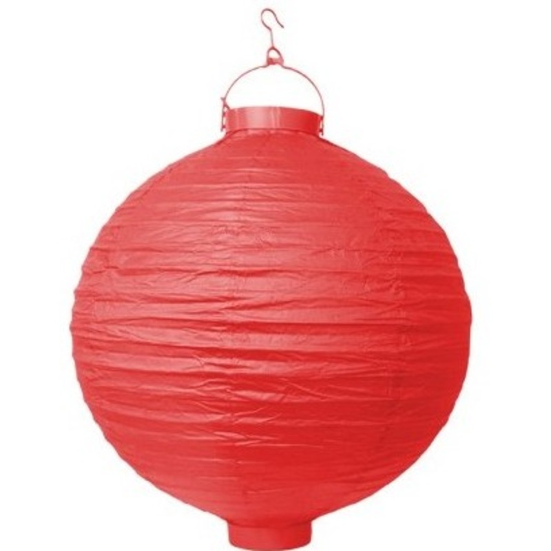 LED Lampion Summer Nights red 20cm