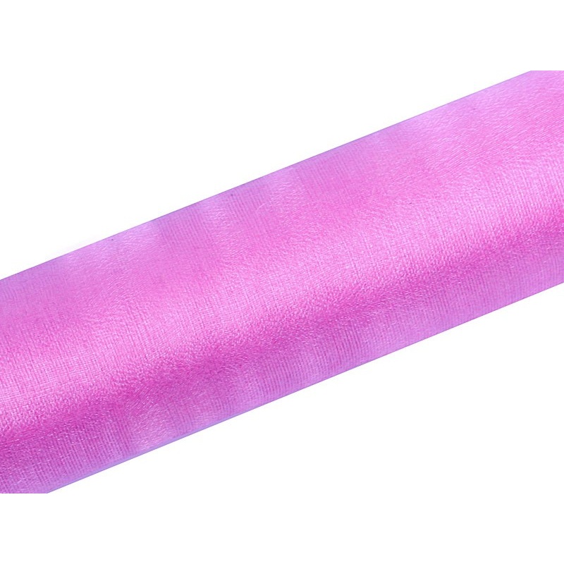 Organza fabric Elisa lilac 9m x 16cm