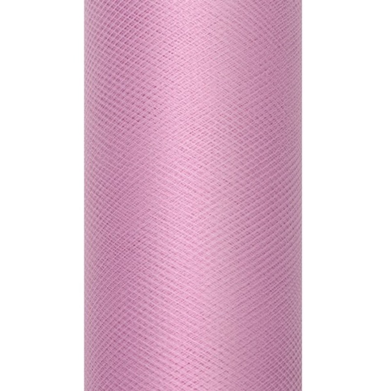 Pink tulle fabric 30 x 9m
