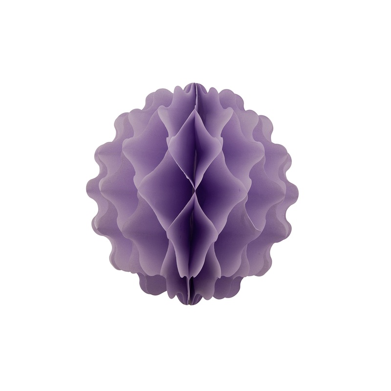 Purple honeycomb ball set of 2 30cm