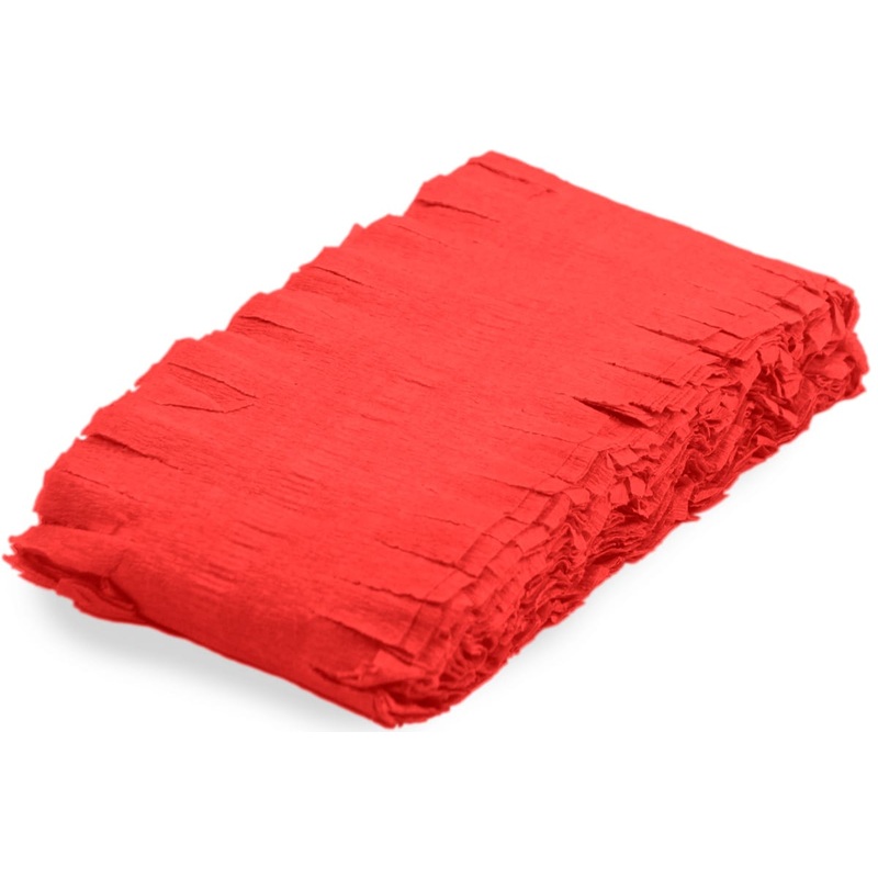 Rotating garland crepe red 6m