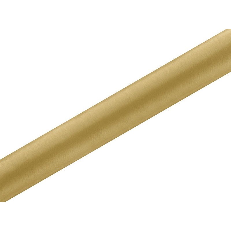 Satin fabric Eloise gold 9m x 36cm
