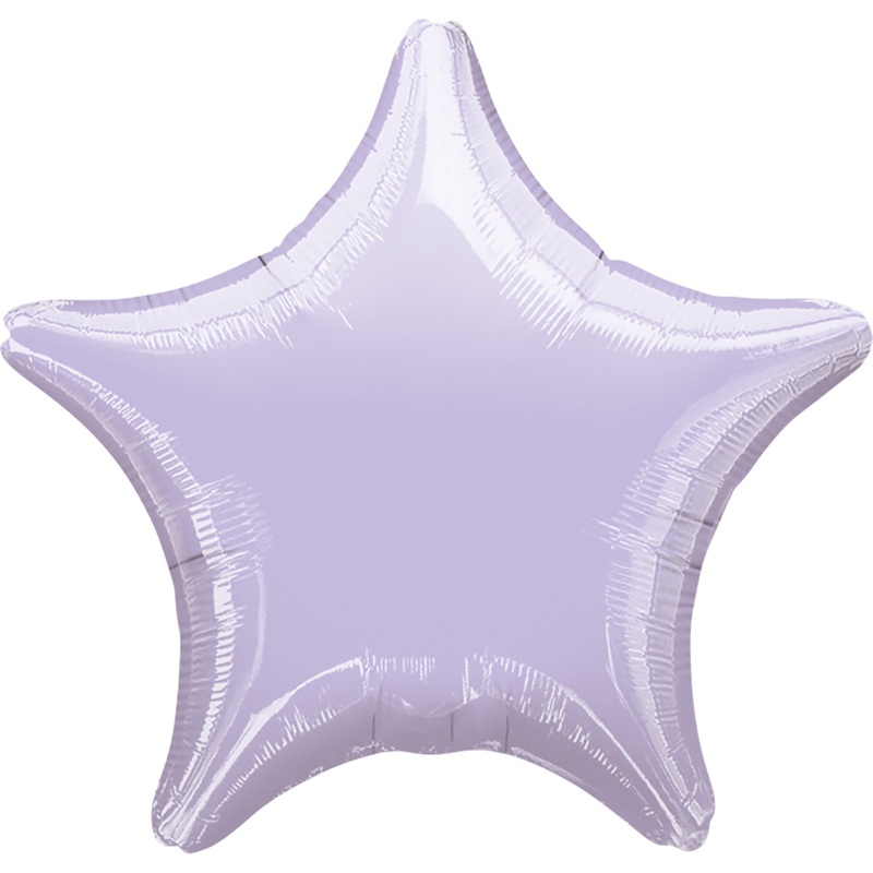 Sparkling Star balloon lavender