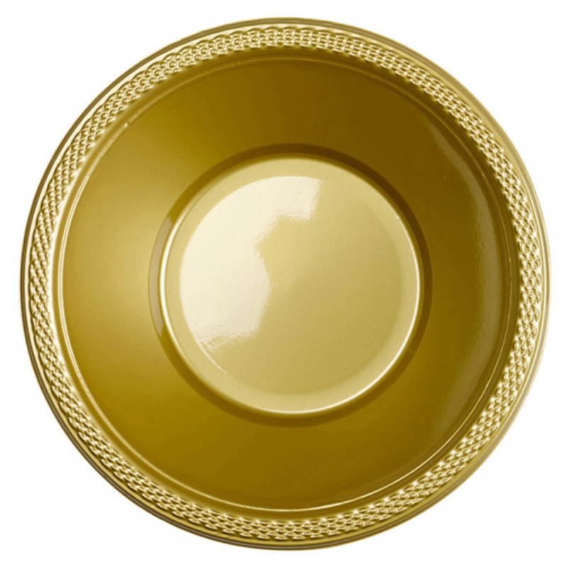 10 party buffet bowls gold 355ml