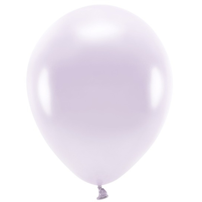 100 Eco metallic balloons lavender 30cm