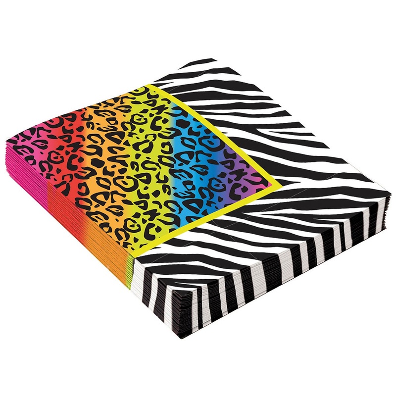 16 Back to the 80s napkins