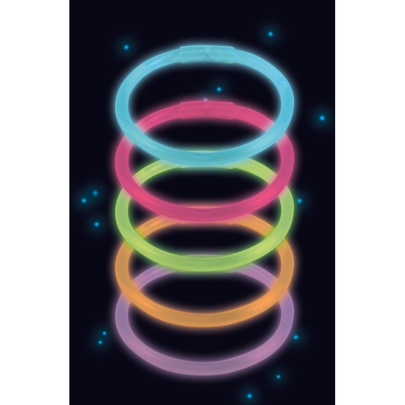 25 XL Colorful Power Glowsticks 20cm