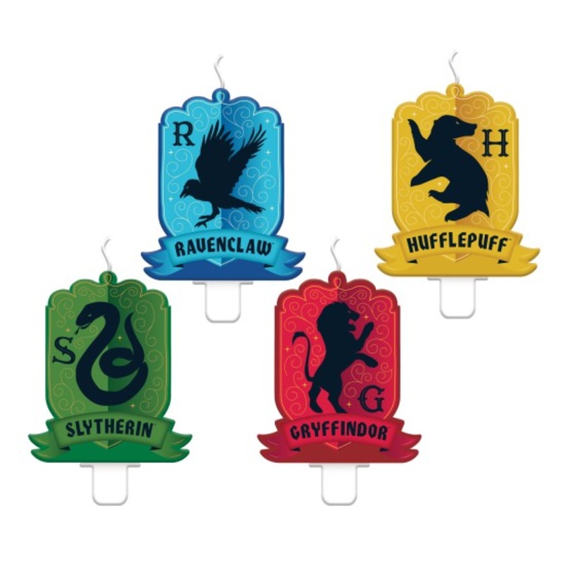 4 Magic School Hogwarts Cake Candles