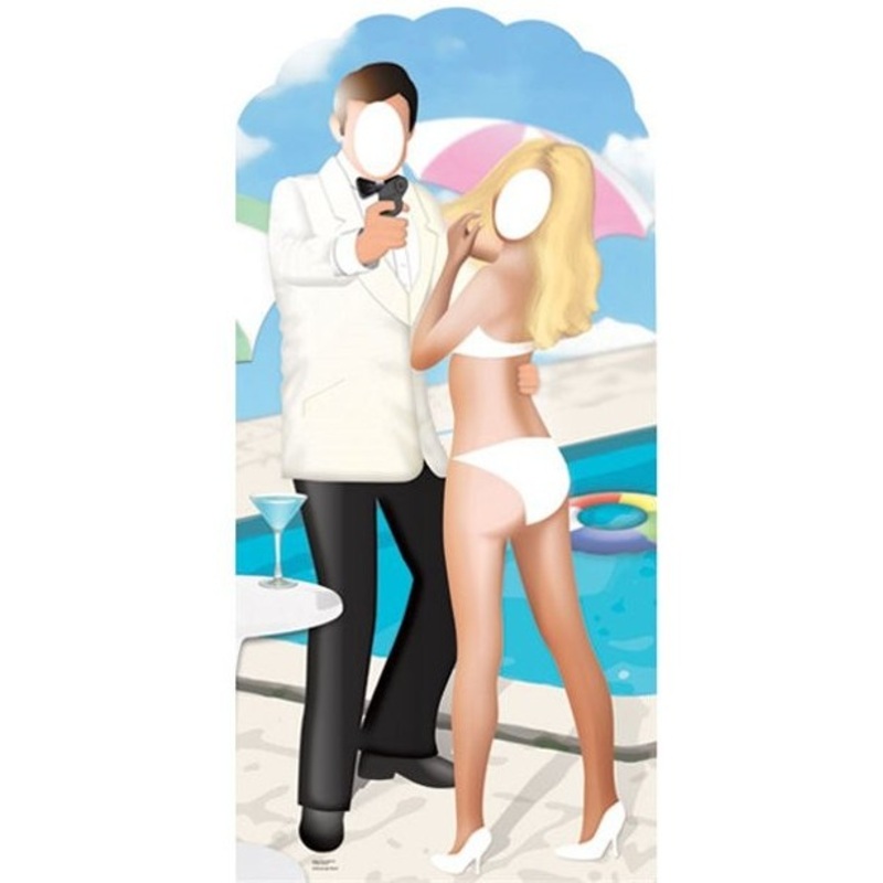 Agent 008 & Supermodel photo wall 1.93m