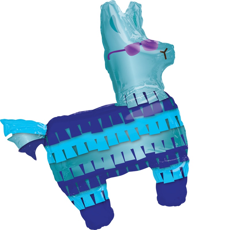 Disco llama foil balloon 83cm