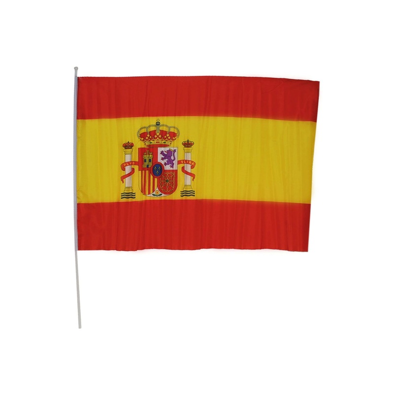Spain flag with coat of arms