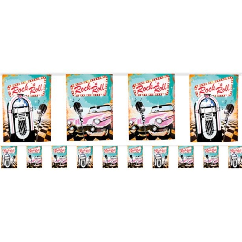 50s rock n roll garland 6m
