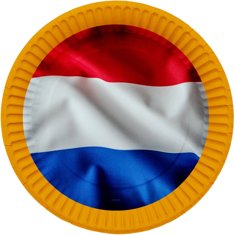 8 Holland Fan paper plates 23cm