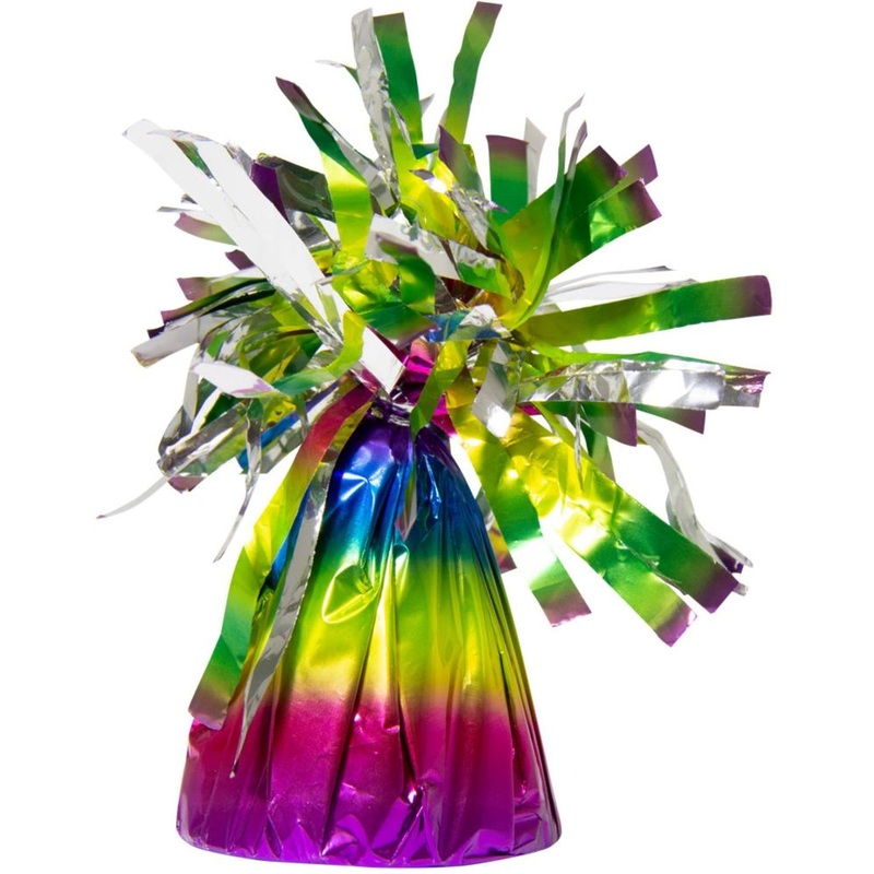Balloon weight rainbow 170g