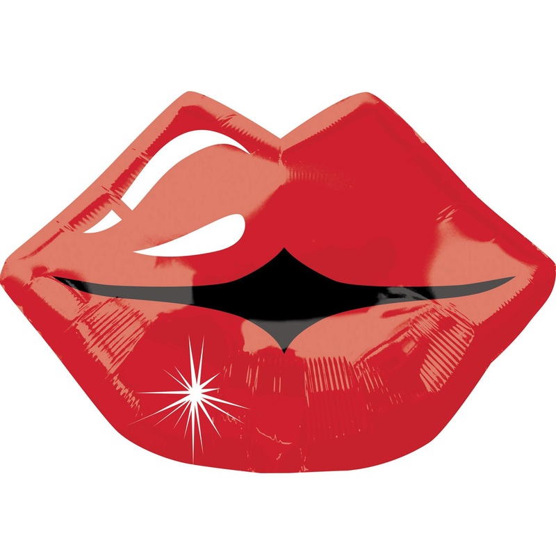 Cherry Lips foil balloon 43 x 33cm