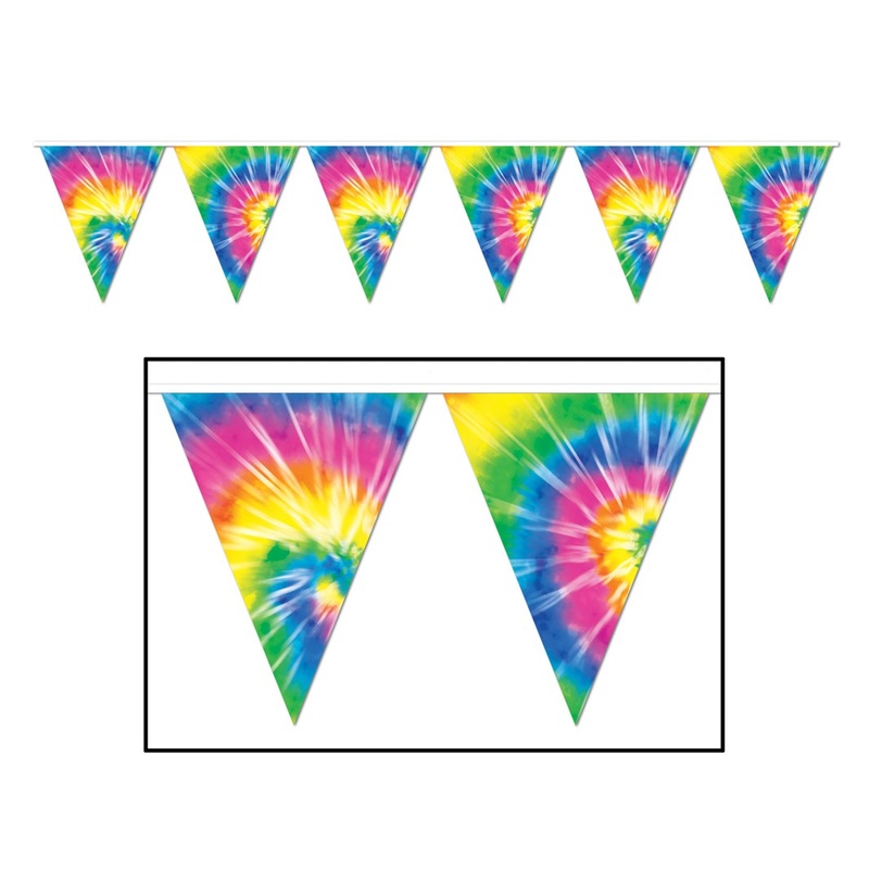 Colorful disco pennant chain 370cm