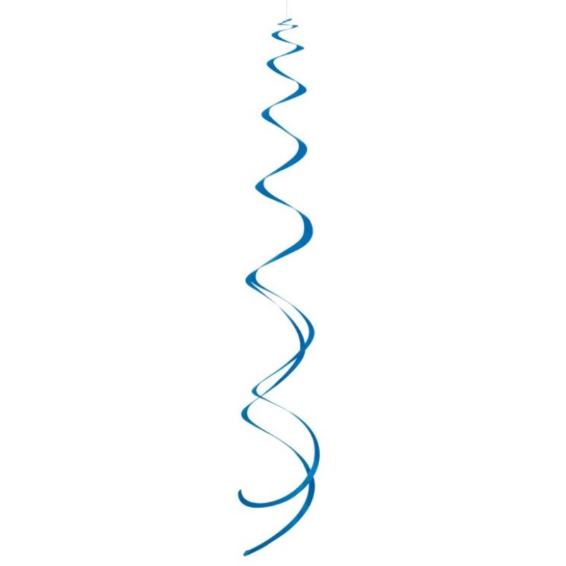 Dark blue decorative spirals Royal