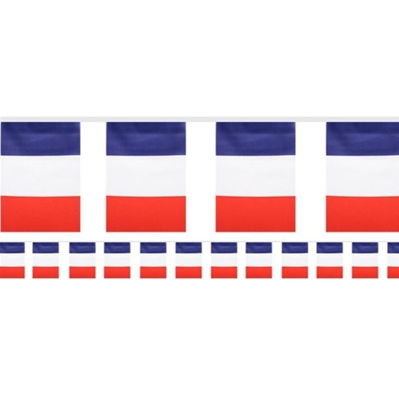 Flags garland blue-white-red 6m