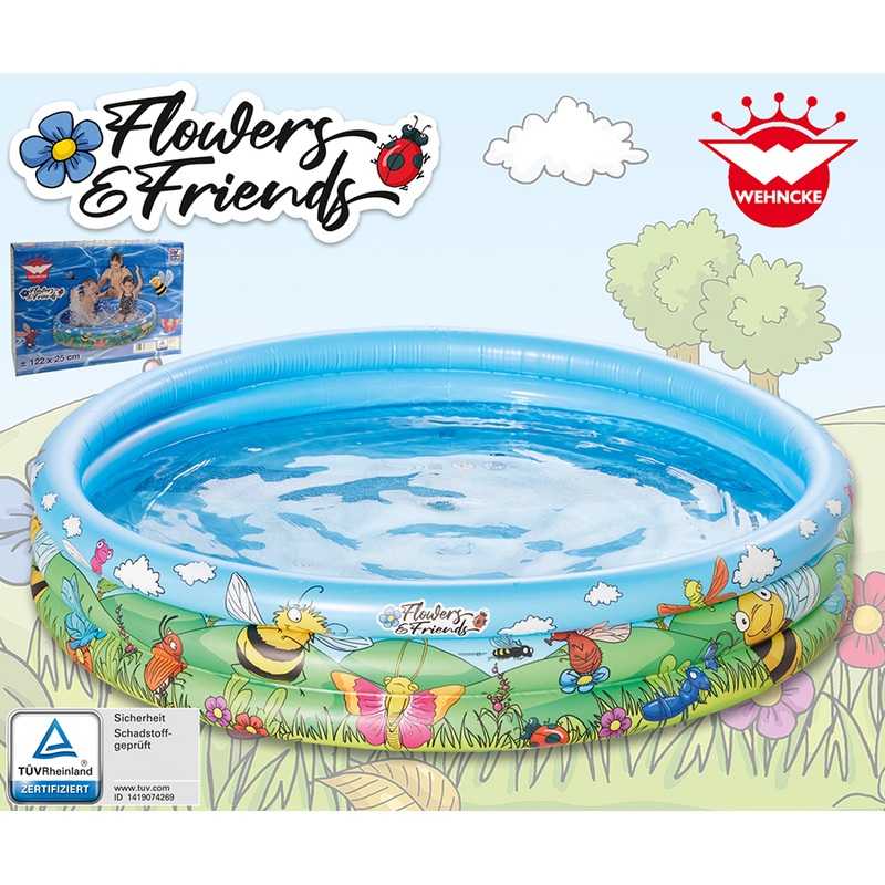 Flower & Friends children's pool 122x25cm