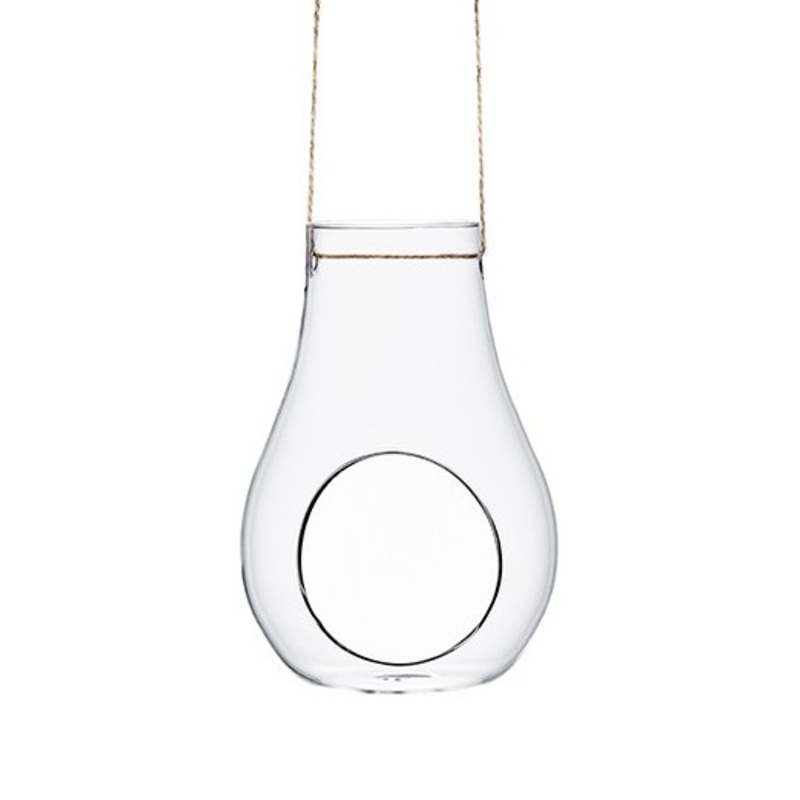 Glass decoration to hang 15cm