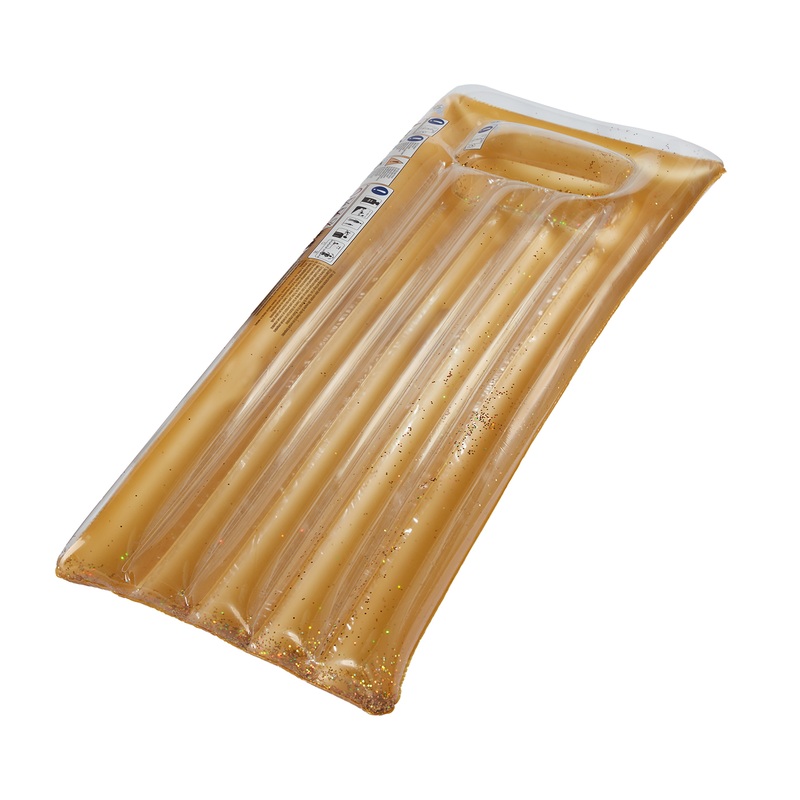 Golden glitter air mattress 1.77mx 70cm