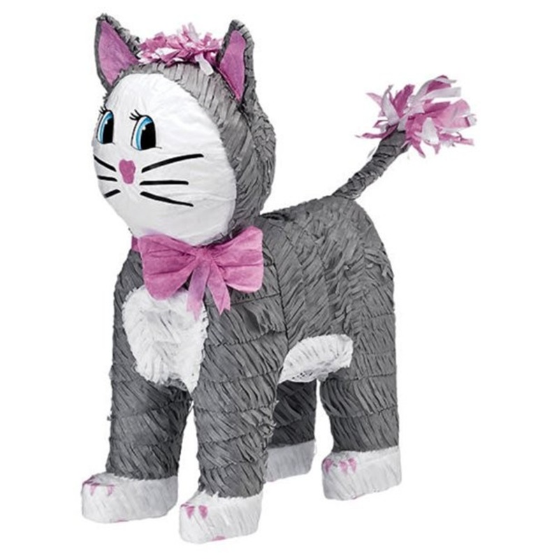Gray kitten pinata 46cm