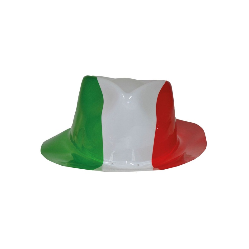 Italy fan plastic fedora