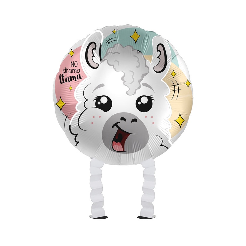 Lama Airwalker foil balloon 43cm