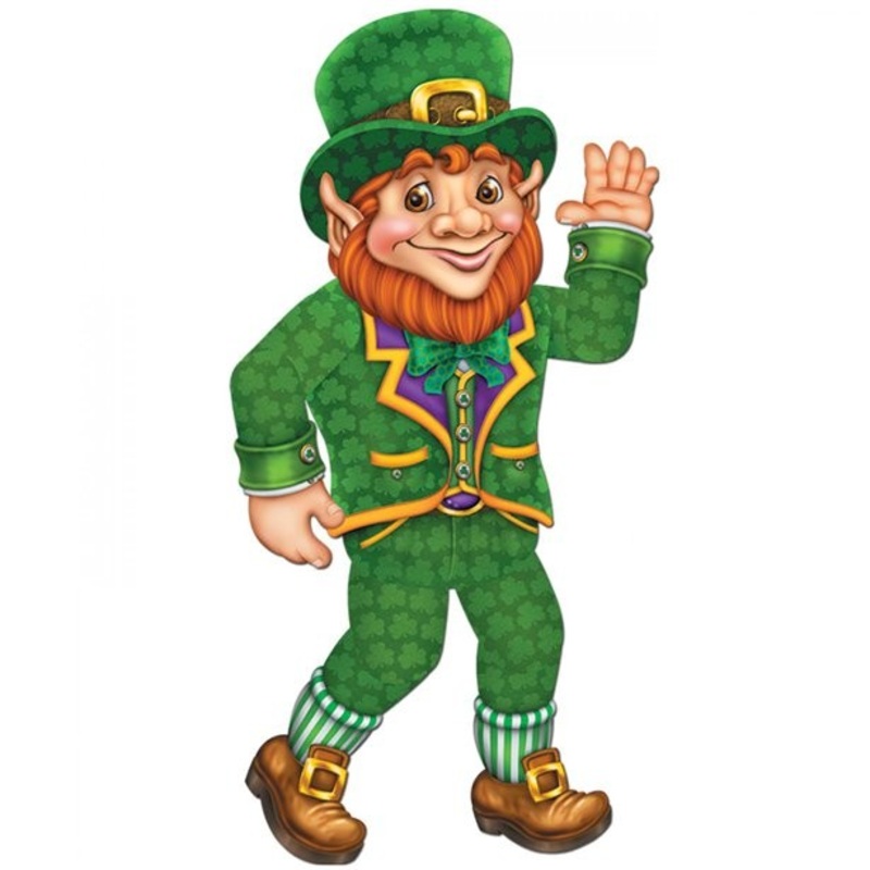 Leprechaun cardboard cutout 84cm