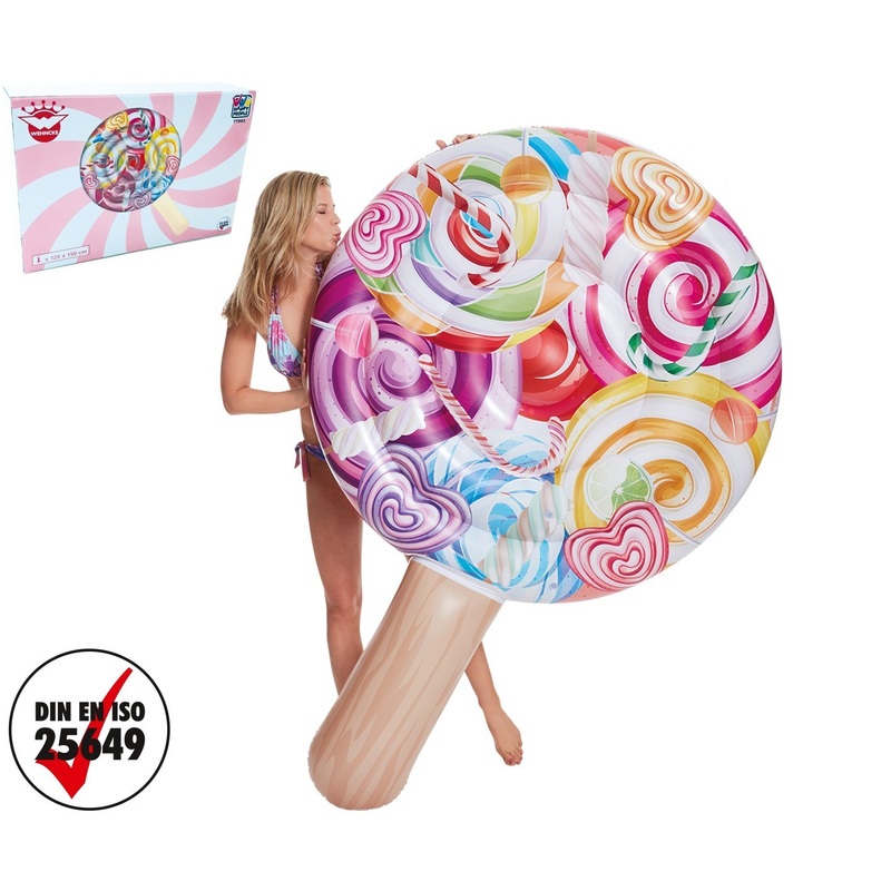 Lollipop Inflatable Pool Lilo 1.22m x 1.9m