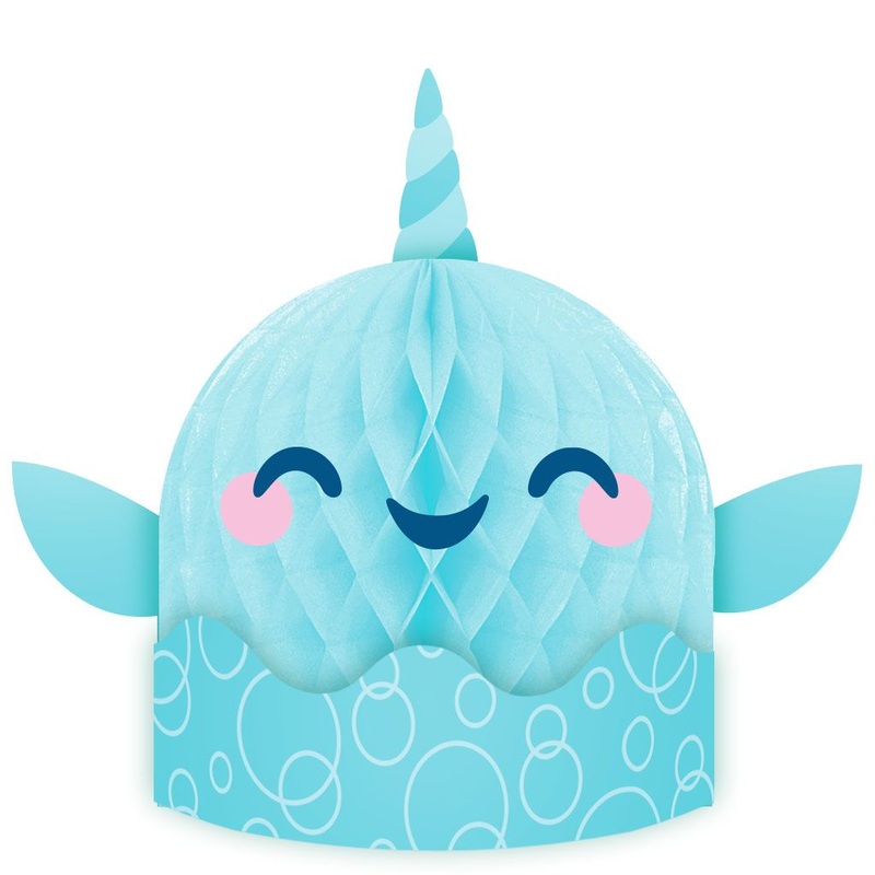 Narwhal party honeycomb ball display