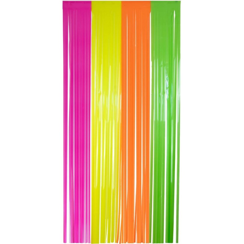 Neon-colored door curtain 1x2m