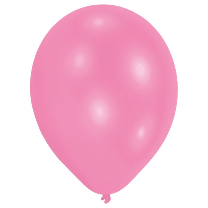 Set of 50 pink balloons 27.5 cm